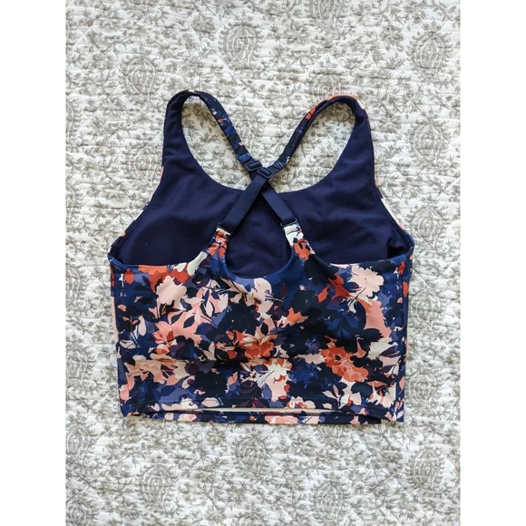 Old Navy Active Light Support PowerSoft Adjustable Longline Sports Bra Size M - Picture 4 of 5